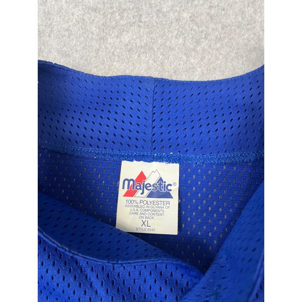 Vintage St Louis Cardinals Baseball Jersey Mens XL Blue Busch Beer Promo 90s - Picture 6 of 10